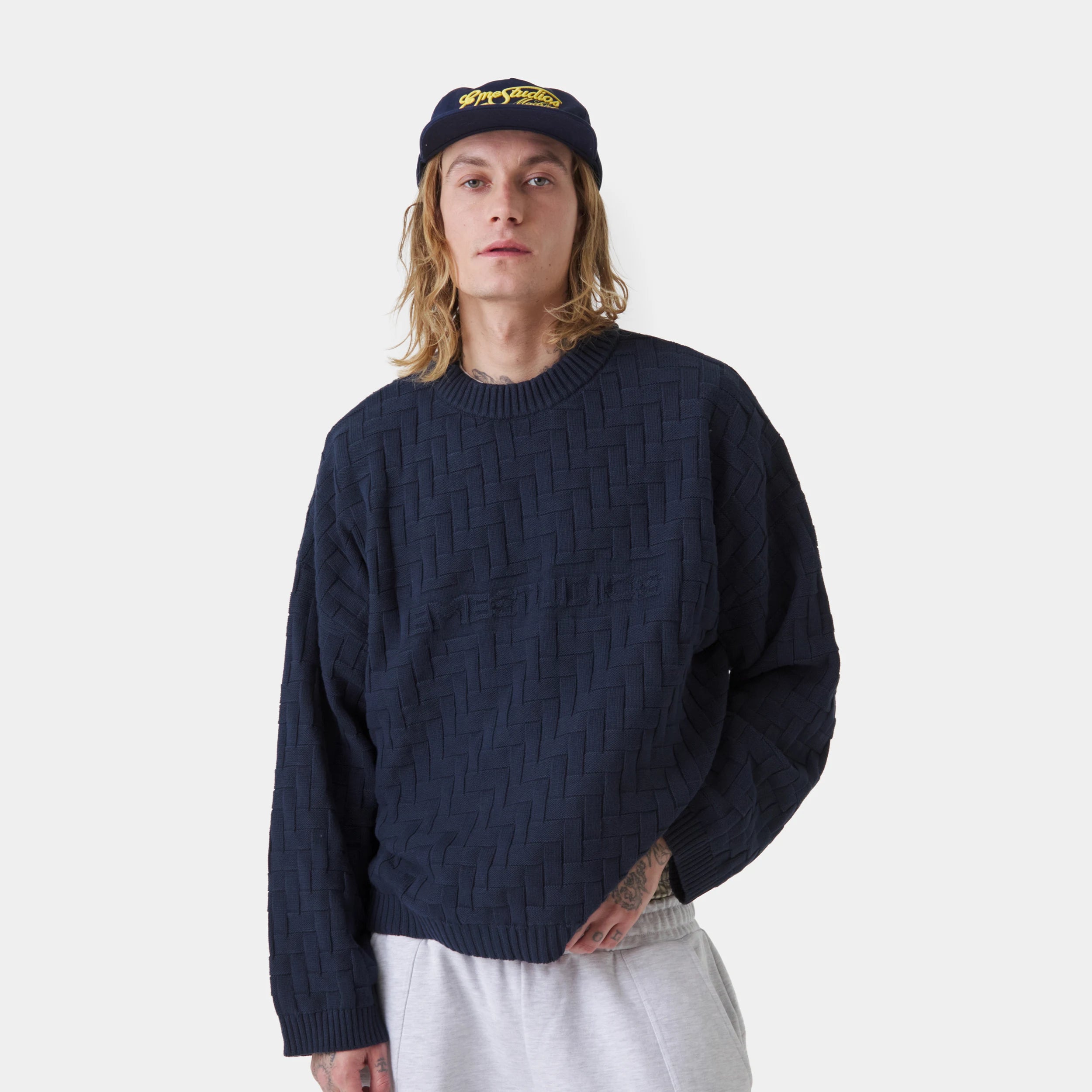 Brick Night Sky Knit Sweater Knitwear Eme Studios