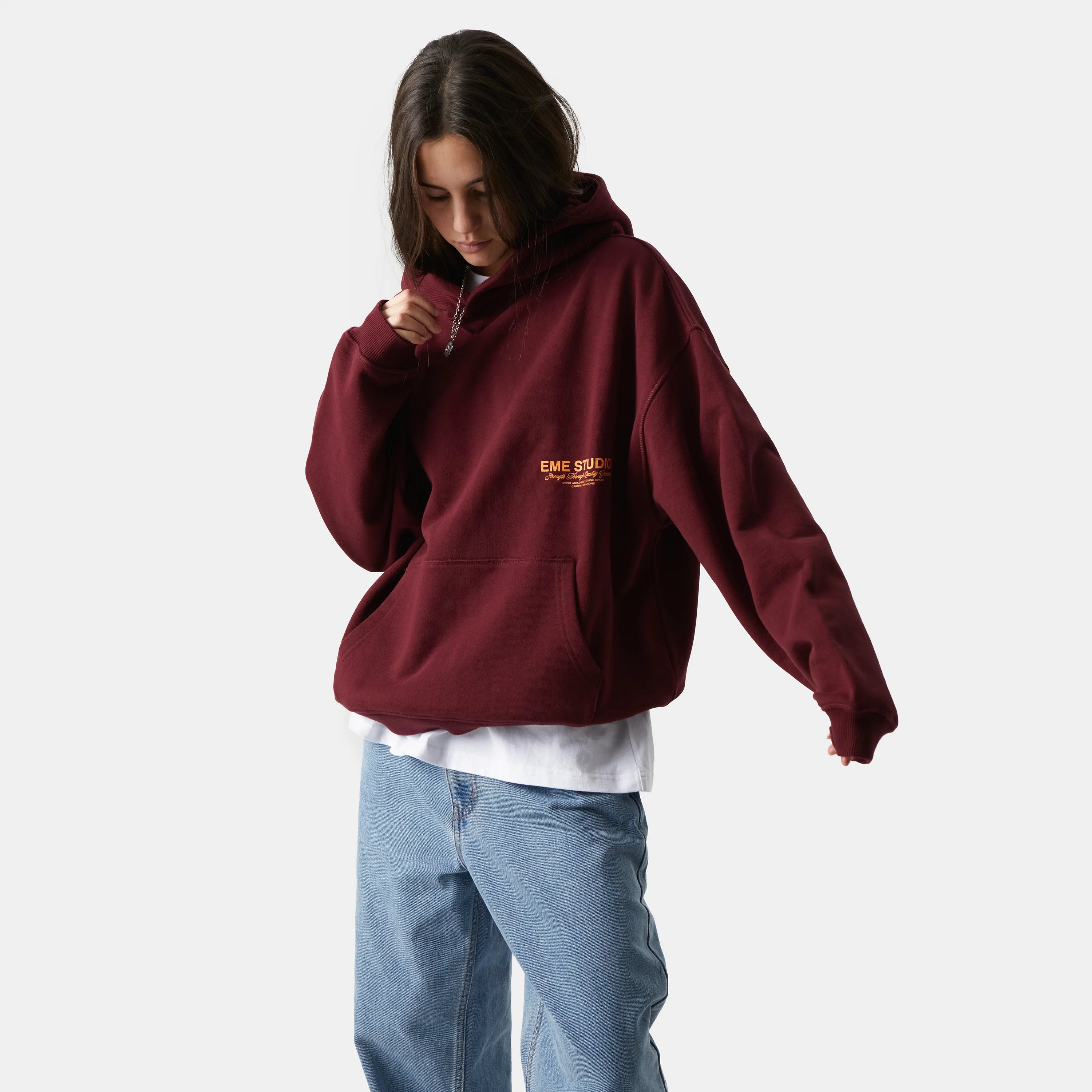 Iconic Tawny Oversized Hoodie Hoodie eme   