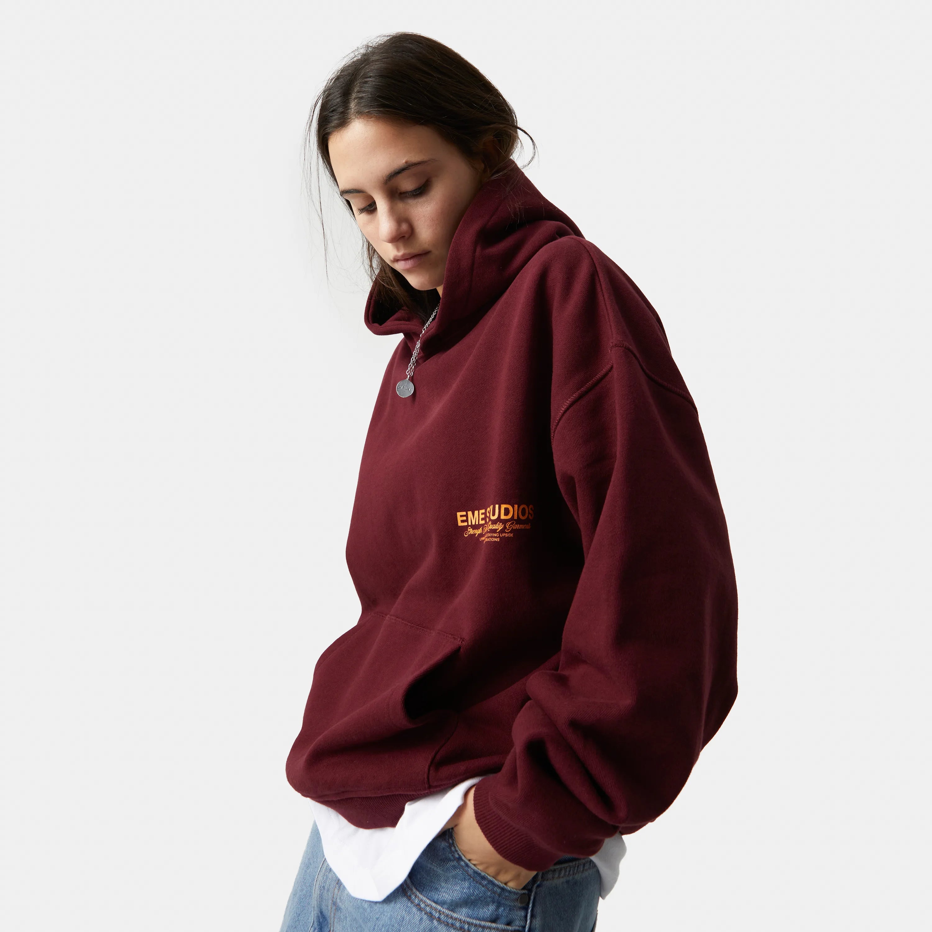 Iconic Tawny Oversized Hoodie Hoodie eme   