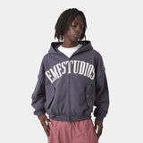 Vault Ombre Blue Full Zip Hoodies Eme Studios