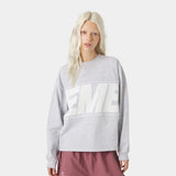 Crossline Heather Grey Long Sleeve T-shirts eme