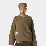 Rougher Choco Knit Sweater Knitwear Eme Studios