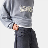 AGs Stormmist Baggy Mockneck Crewneck eme   