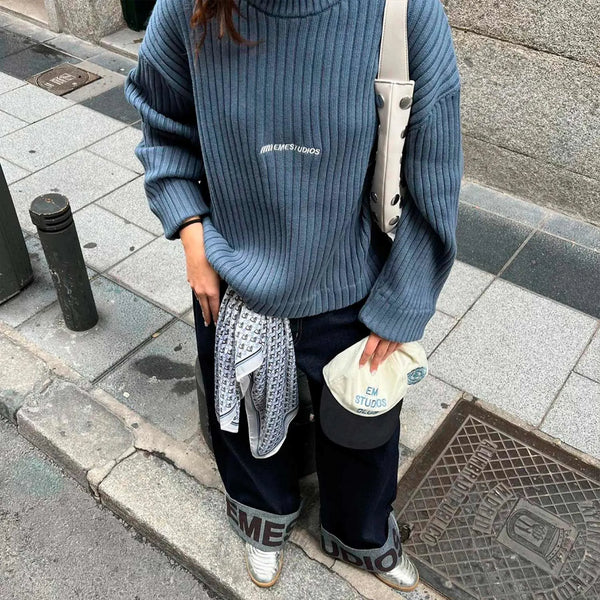 Riot Knit Topaz Baggy Sweater Knit eme