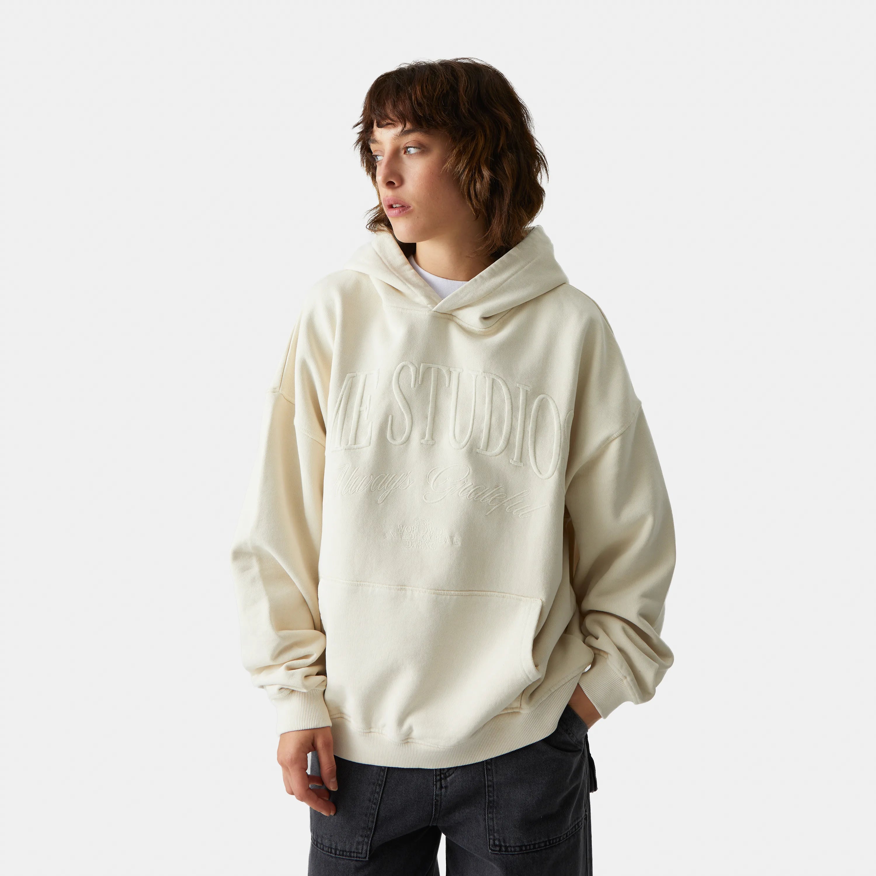 Phantom Off Sand Oversized Hoodie Eme Studios