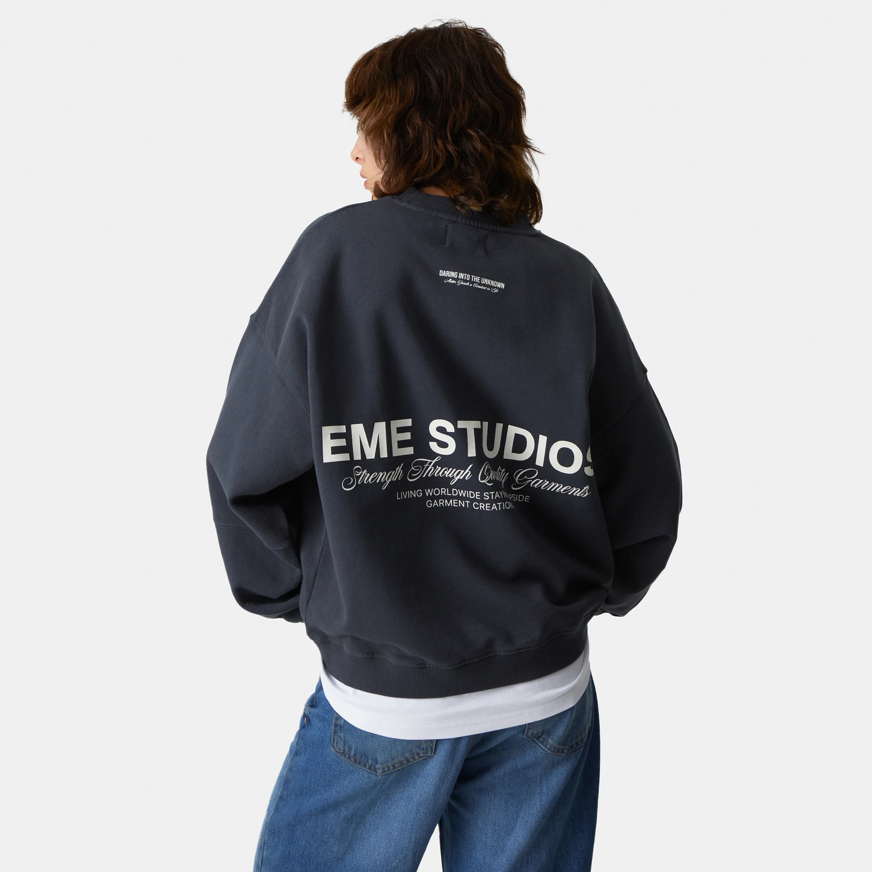 Iconic Abyss Oversized Crewneck Crewneck eme   