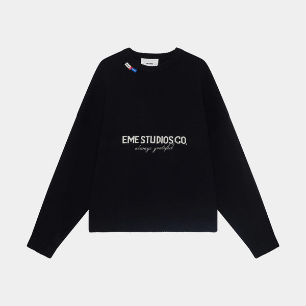 Master Flag Shadow Knit Sweater Knit eme   