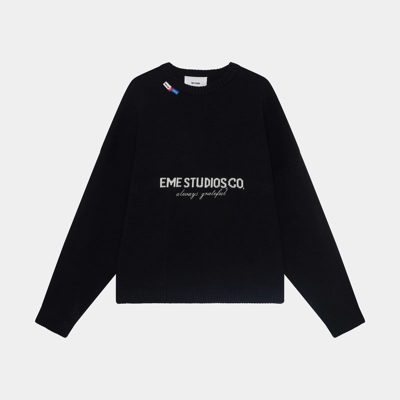 Master Flag Shadow Knit Sweater Knit eme   