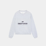 Hallmark Heather Grey Oversized Crewneck Crewneck eme