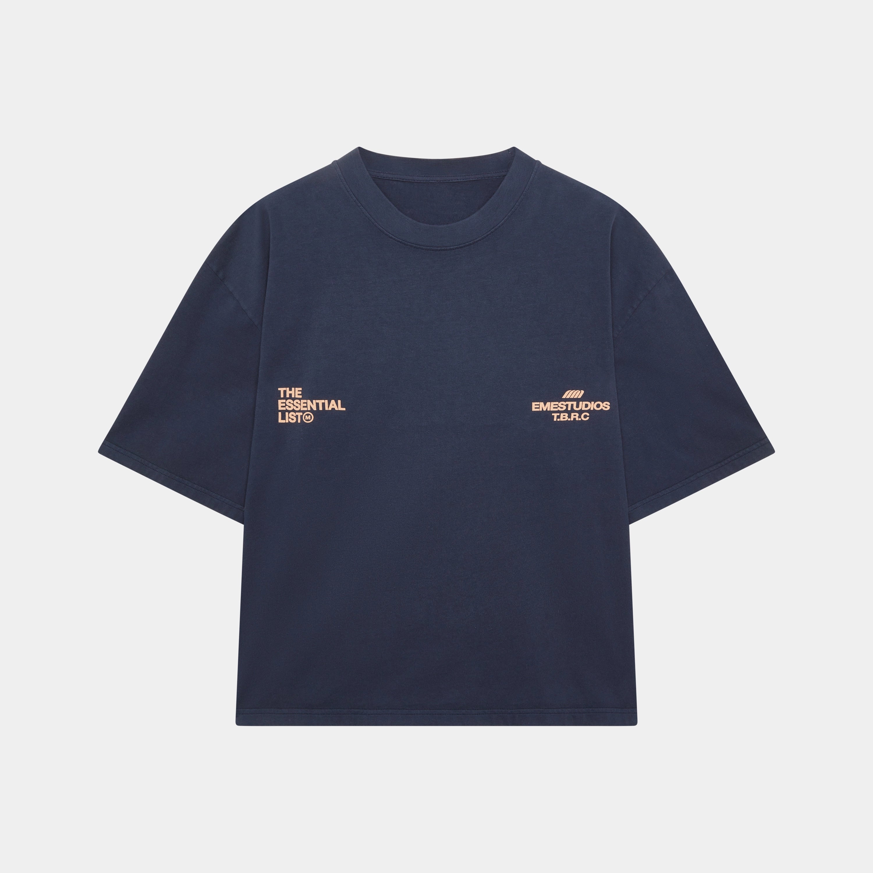 List Navy Oversized Tee Camiseta eme   