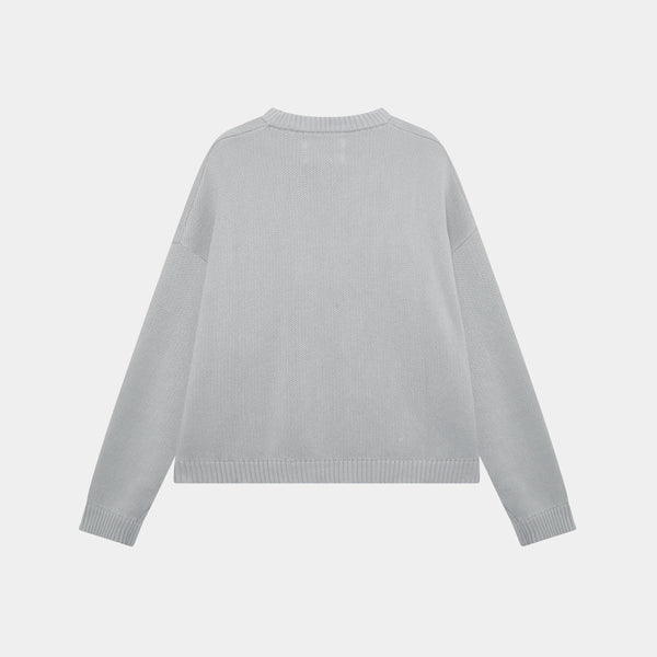 Master Grey Knit Sweater Knit eme   