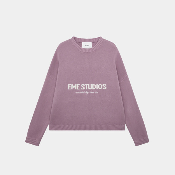 eme studios ニット Master Navy Knit Sweater - Eme Studios