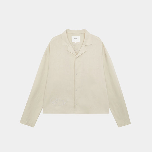 Quarry  Off Sand Linen Shirt