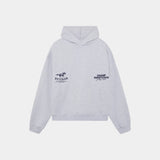 Horse Heather Grey Oversized Hoodie Hoodie eme   