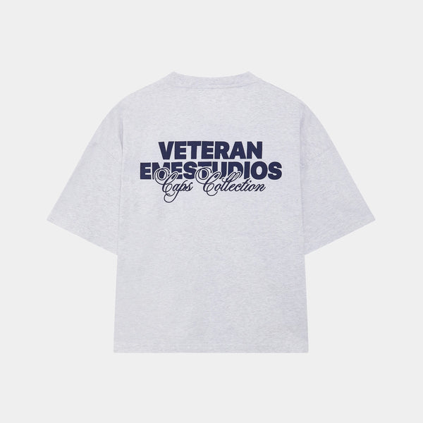 Caps Heather Grey Oversized Tee Camiseta eme   