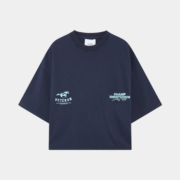 Champ Navy Oversized Tee Camiseta eme   