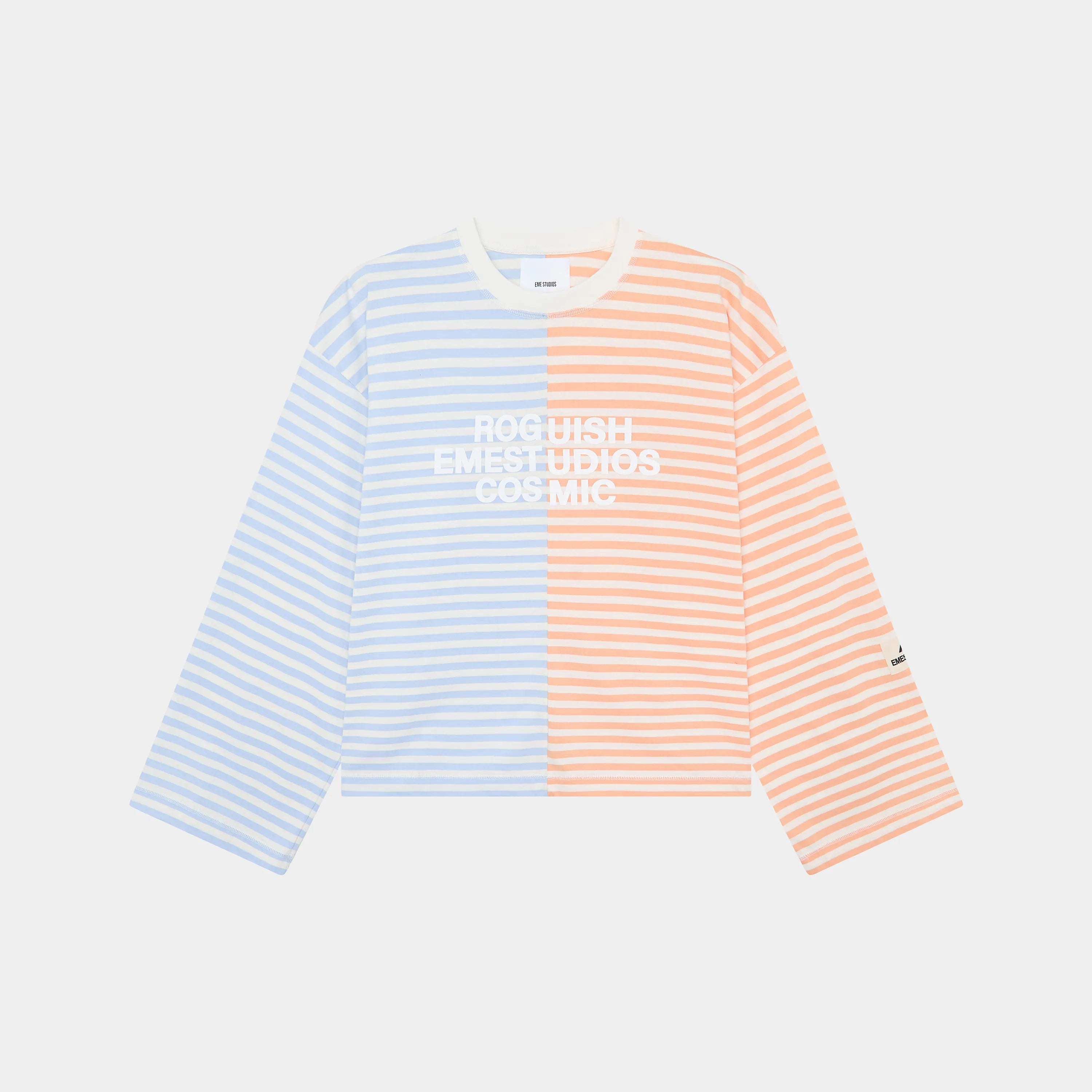 Roguish Striped Long Sleeve Orange Long Sleeve eme   