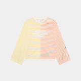 Roguish Striped Long Sleeve Yellow Long Sleeve eme   