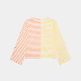 Roguish Striped Long Sleeve Yellow Long Sleeve eme   