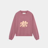 Mbuddy Taupe Oversized Crewneck Crewneck eme