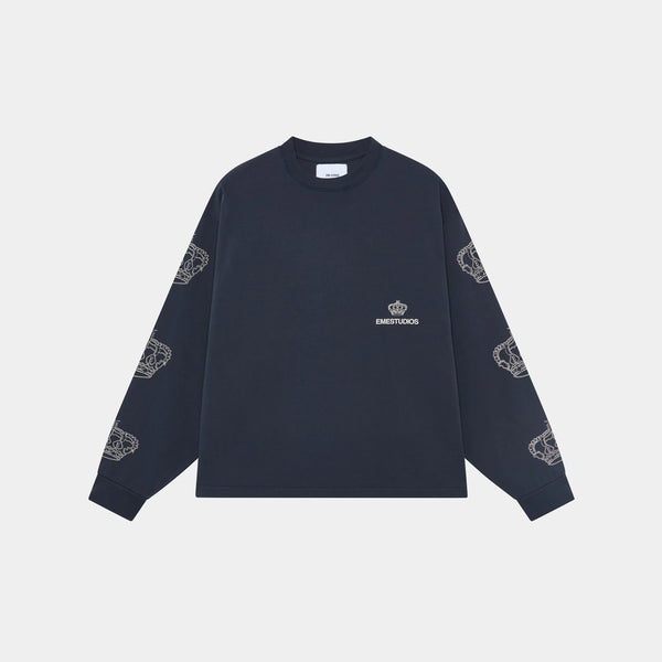 Crown Navy Long Sleeve Long Sleeve eme