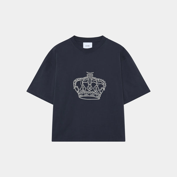 Crown Navy Oversized Tee Camiseta eme