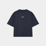 Crown Navy Oversized Tee Camiseta eme