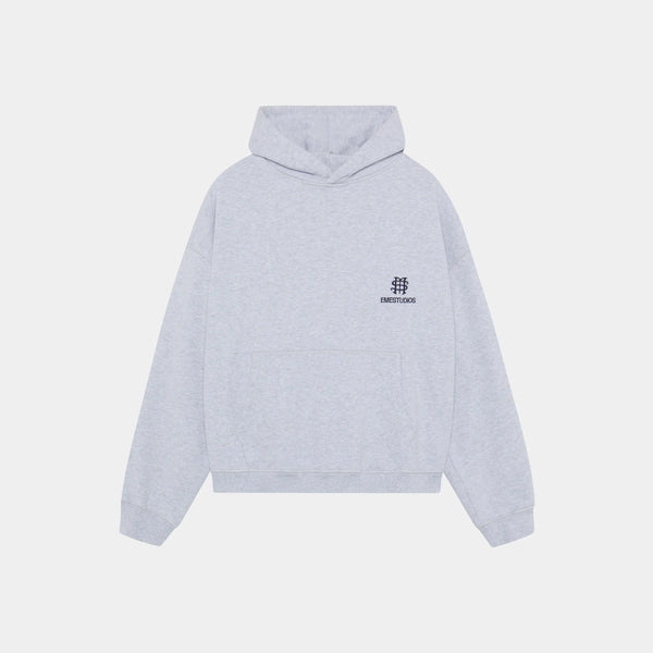 Daily Heather Grey Oversized Hoodie Hoodie eme