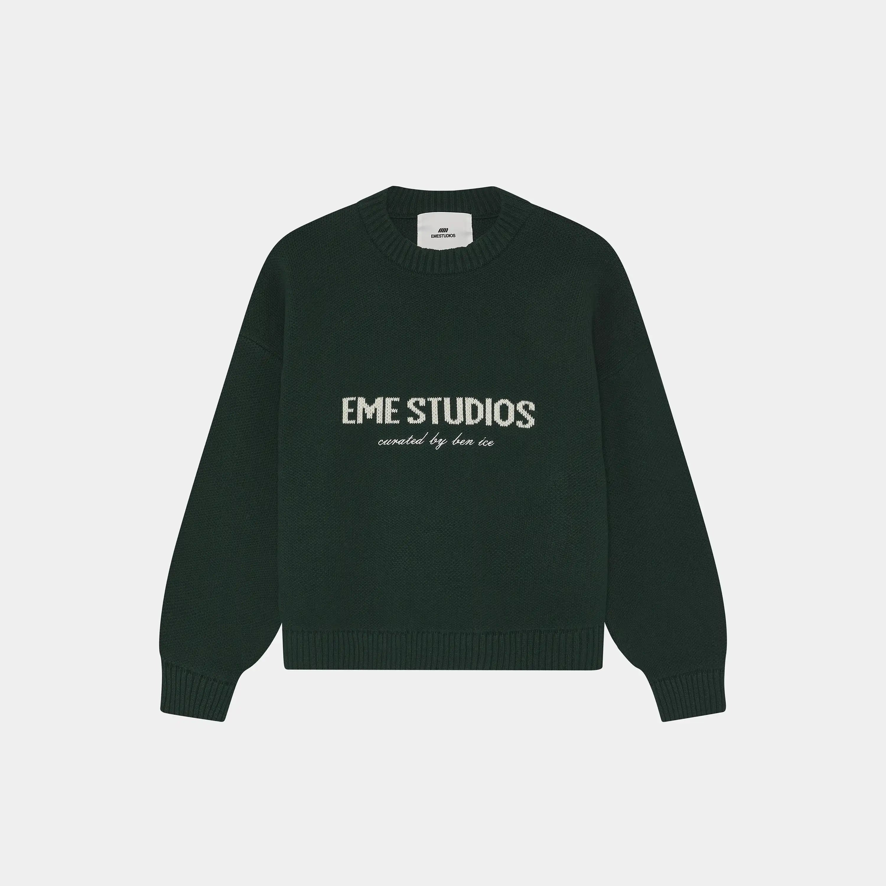 Master Navy Knit Sweater - Eme Studios Master Navy Knit Sweater - Eme Studios