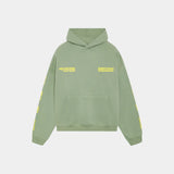 Four Hit Green Oversized Hoodie Hoodies Eme Studios