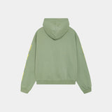Four Hit Green Oversized Hoodie Hoodies Eme Studios