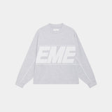 Crossline Heather Grey Long Sleeve T-shirts eme