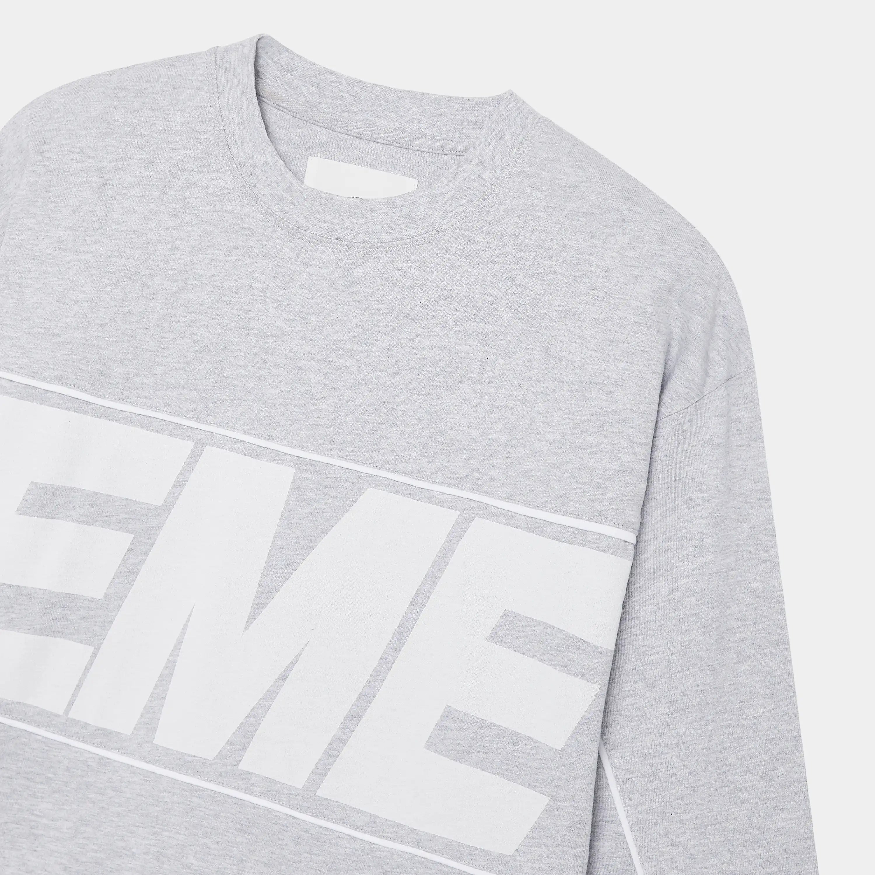 Crossline Heather Grey Long Sleeve T-shirts eme