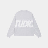 Crossline Heather Grey Long Sleeve T-shirts eme