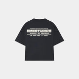 Powered Navy Oversized Tee T-shirts Eme Studios