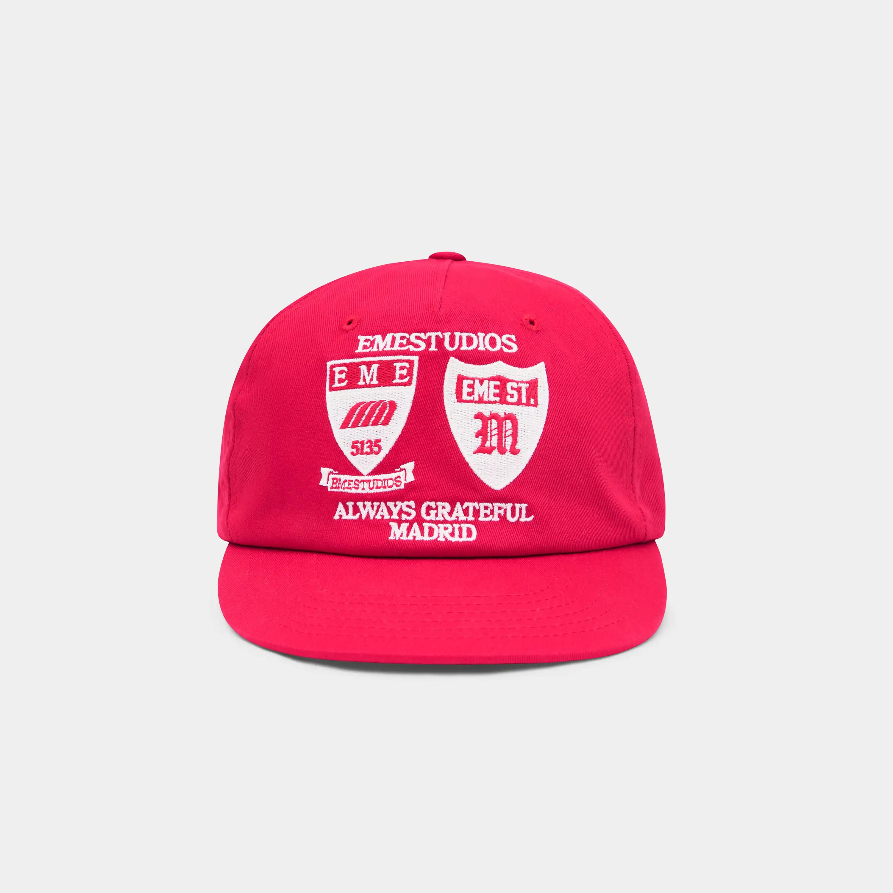 Herald Red Cap Headwear Eme Studios