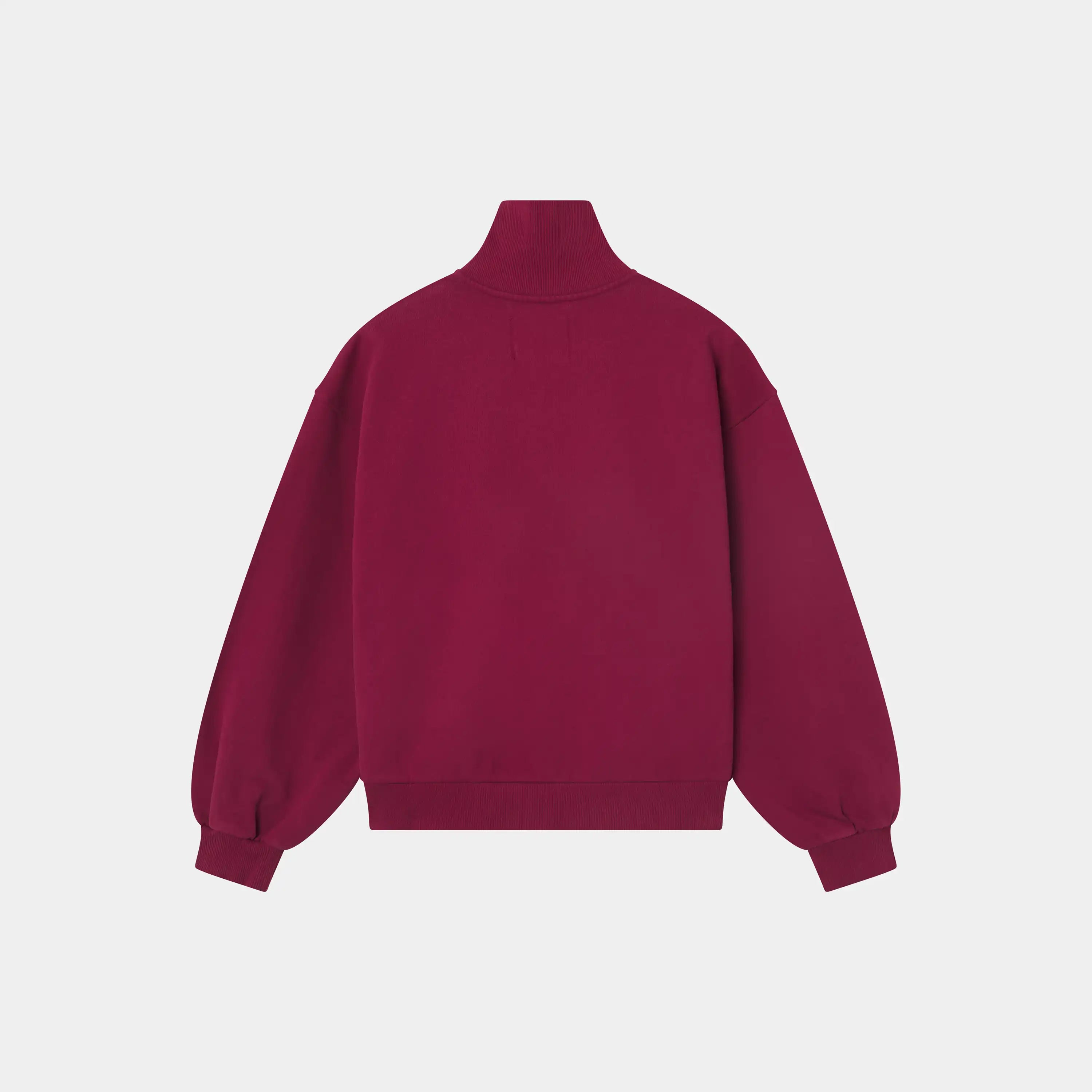 Peak Burgundy Half Zip Sweatshirts Eme Studios
