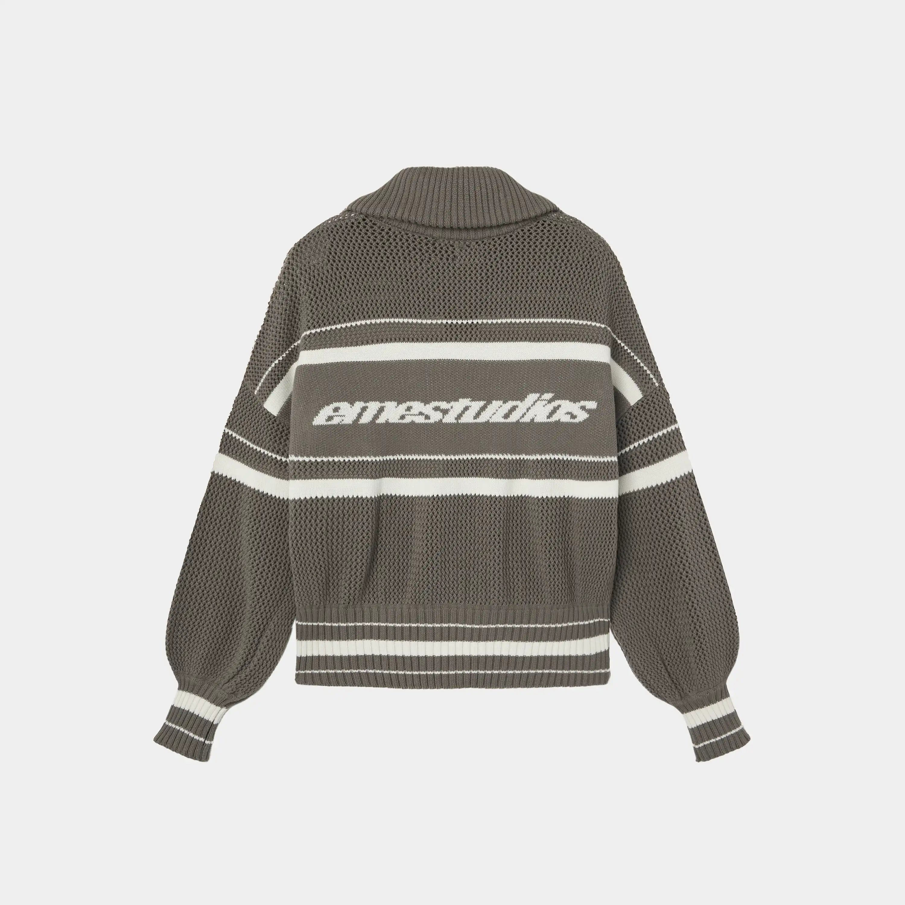 Unit Knited Forest Full Zip Knitwear Eme Studios