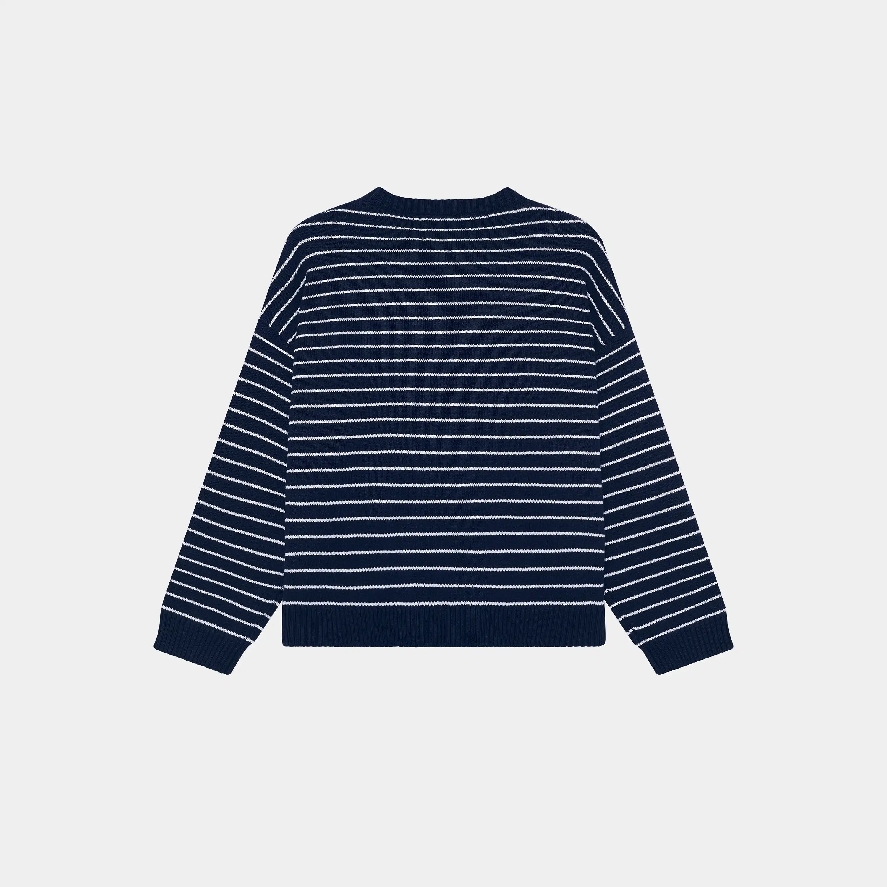 Pinstripe Night Sky Knit Sweater Knitwear Eme Studios