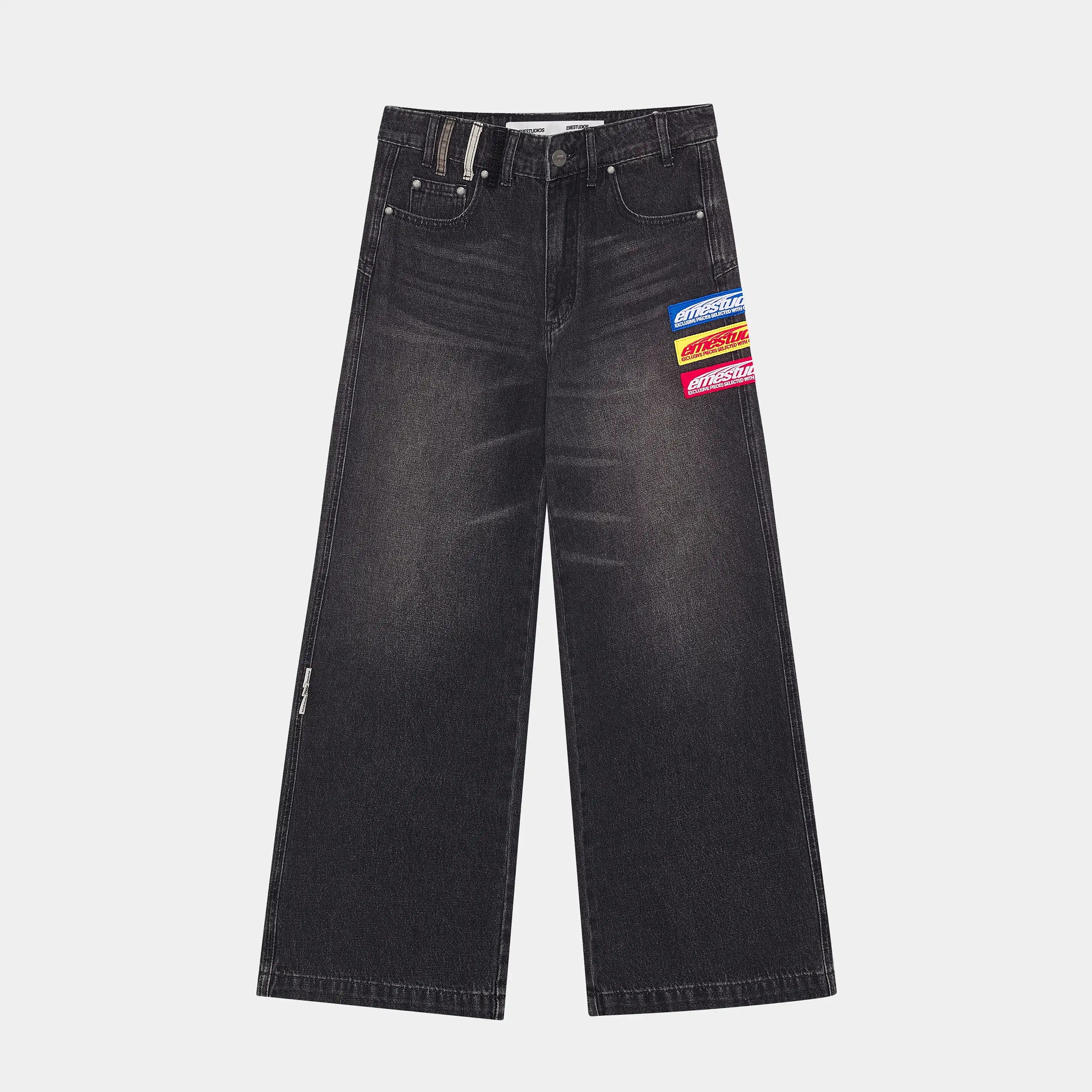 Rough Shadow Denim Pants