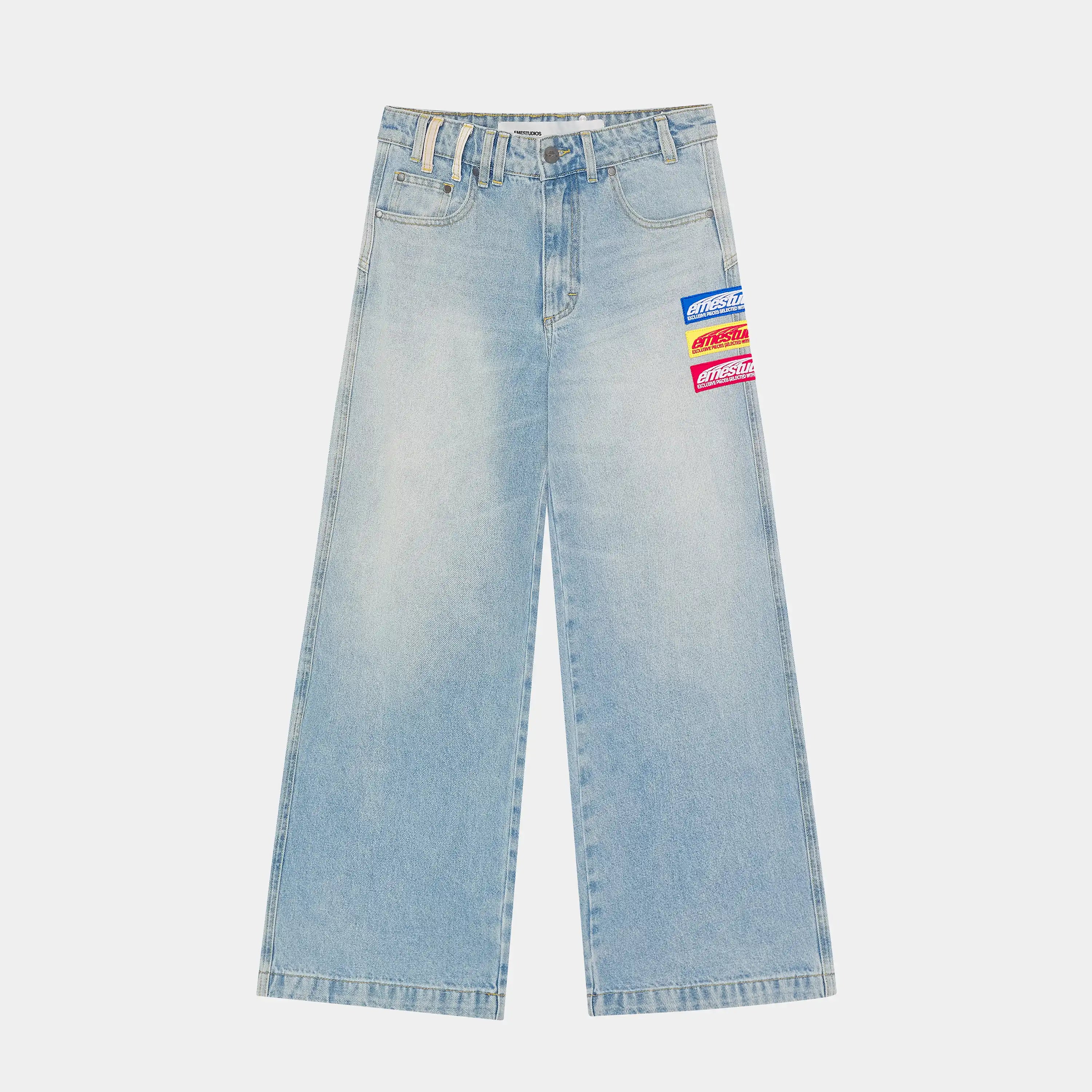 Rough Denim Pants