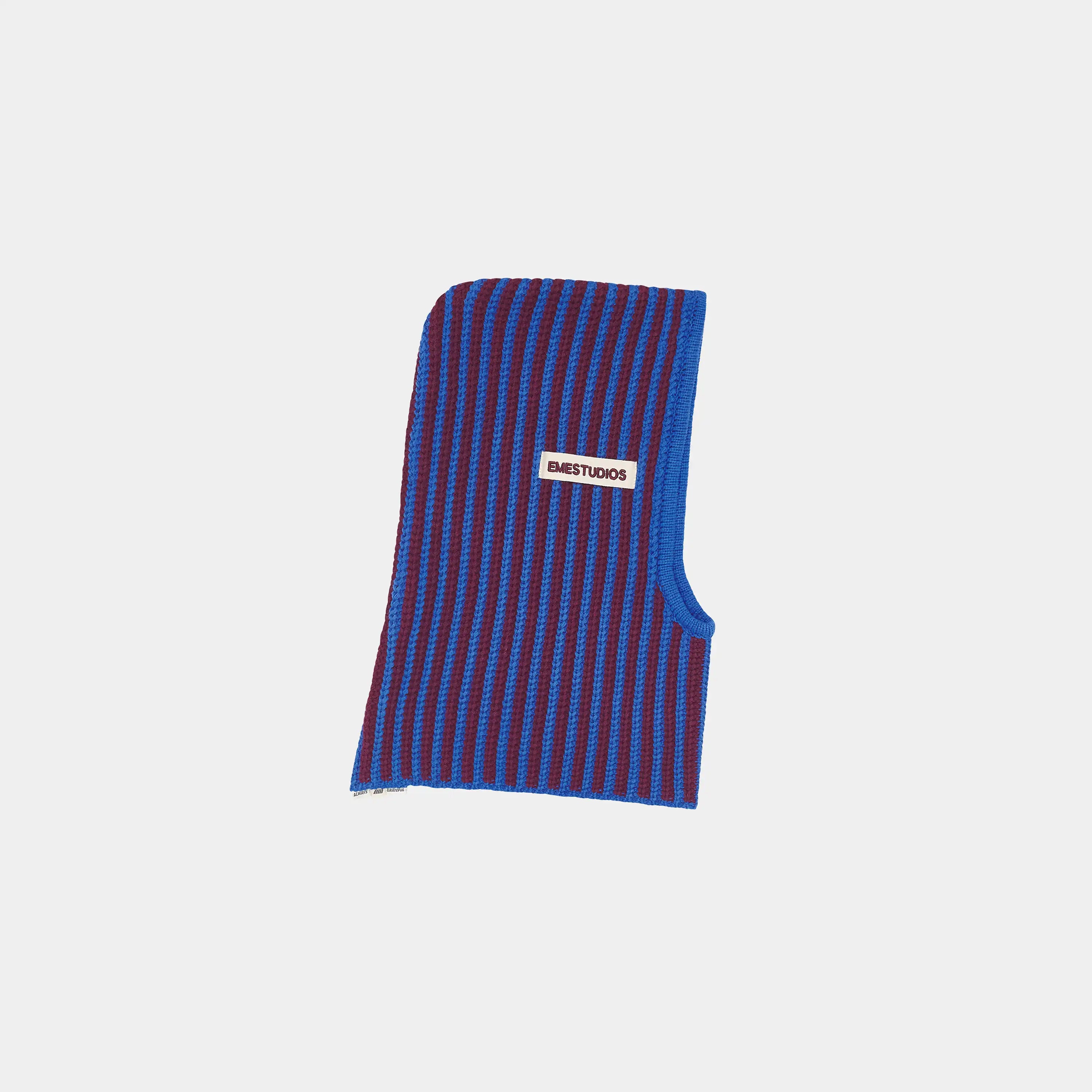 Striped Knit Balaclava Accesories Eme Studios