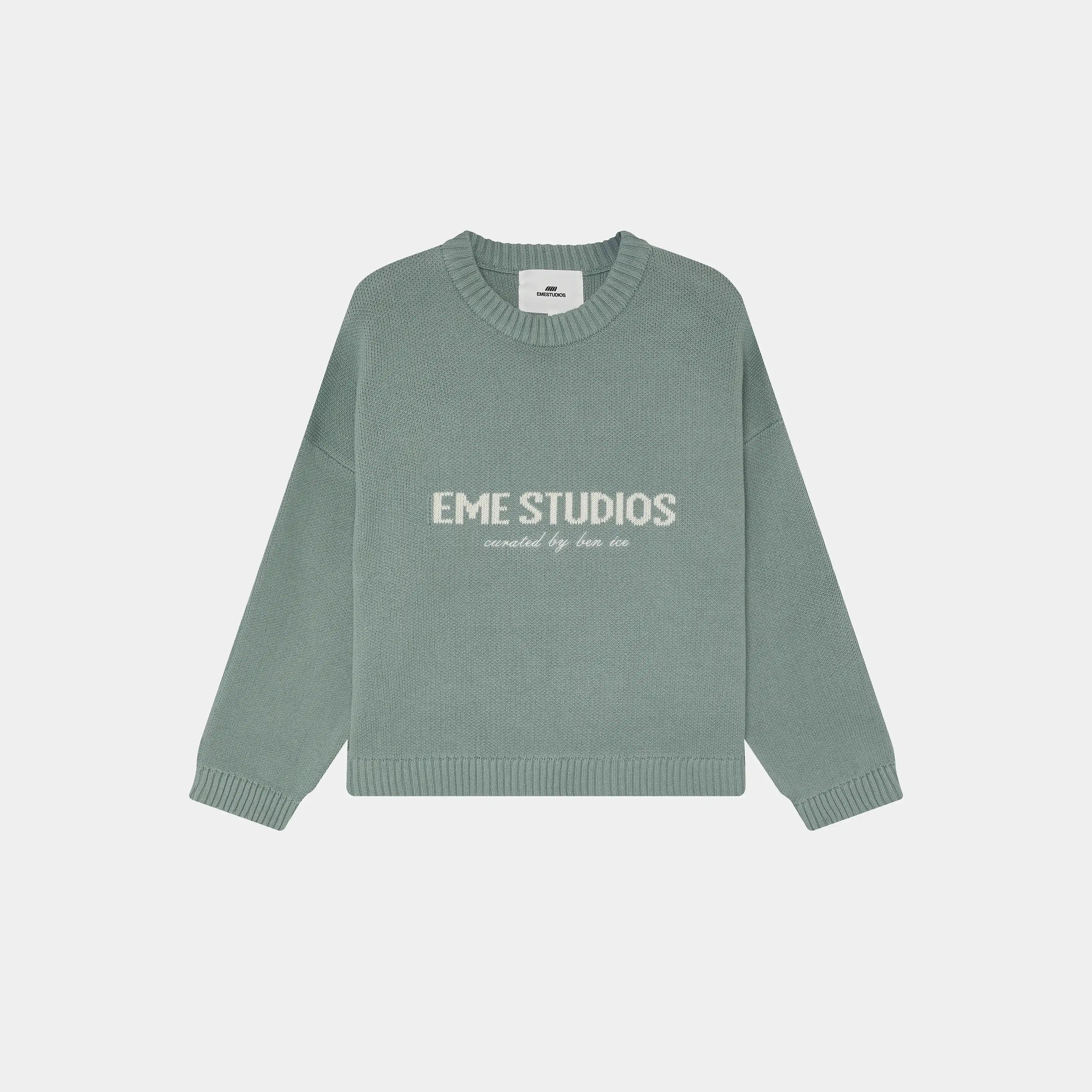 Master Aqua Green Knit Sweater