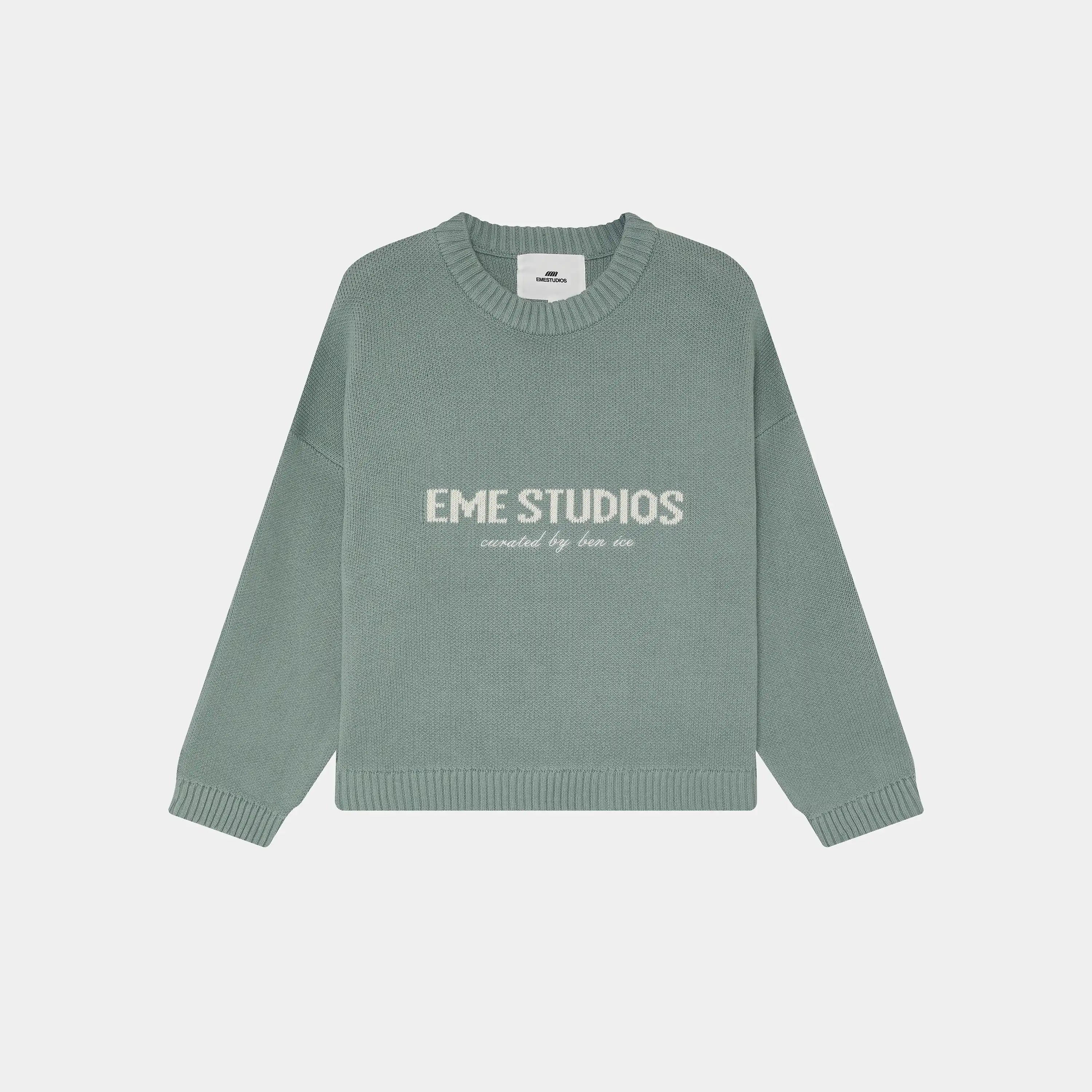 Master Aqua Green Knit Sweater