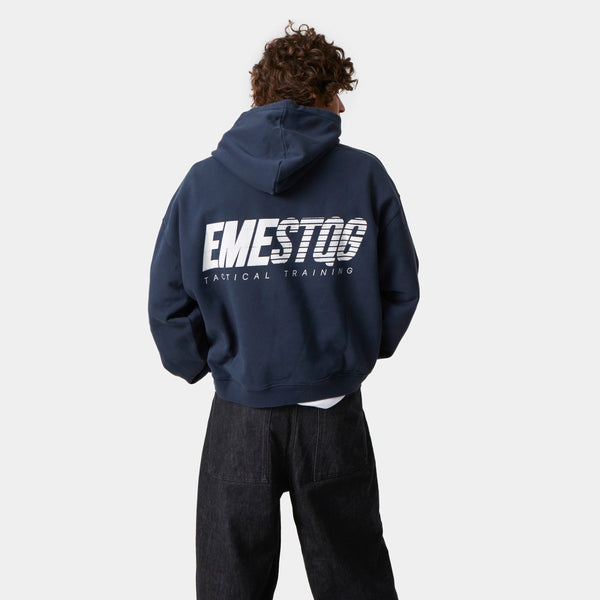 Shove Navy Oversized Hoodie Hoodie eme