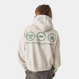 Stamp Off Sand Oversized Hoodie Hoodies Eme Studios