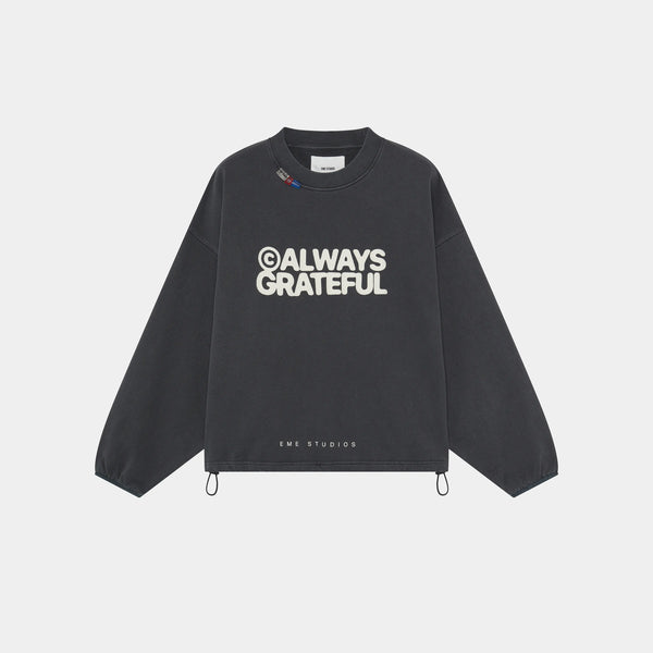 AGs Shadow Baggy Mockneck Crewneck eme   