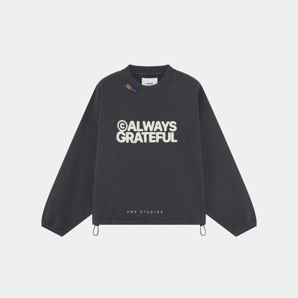 AGs Shadow Baggy Mockneck Crewneck eme