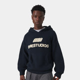 Pidgey Navy Knitted Hoodie Knitwear Eme Studios