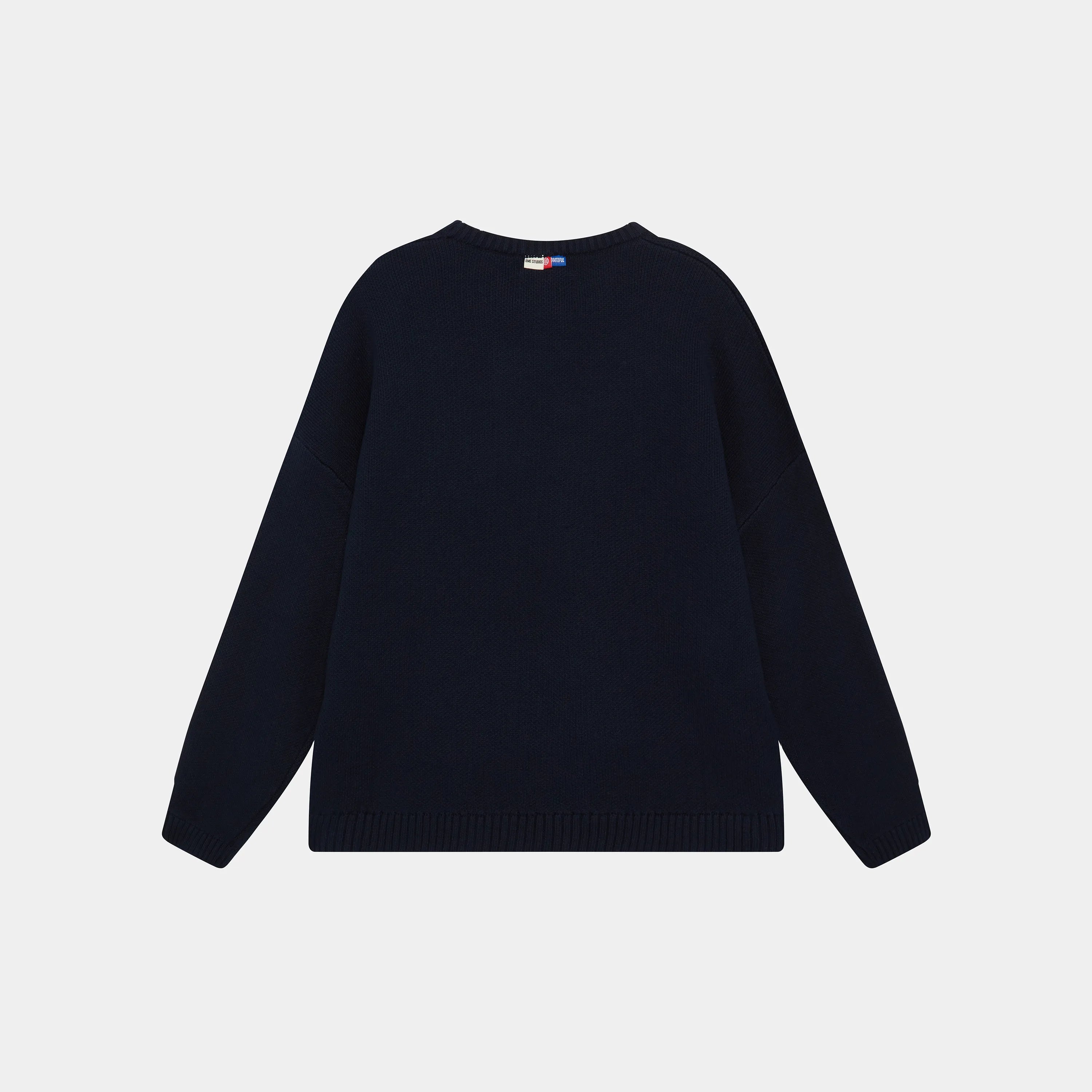 Line Up Navy Oversized Knit Knit eme